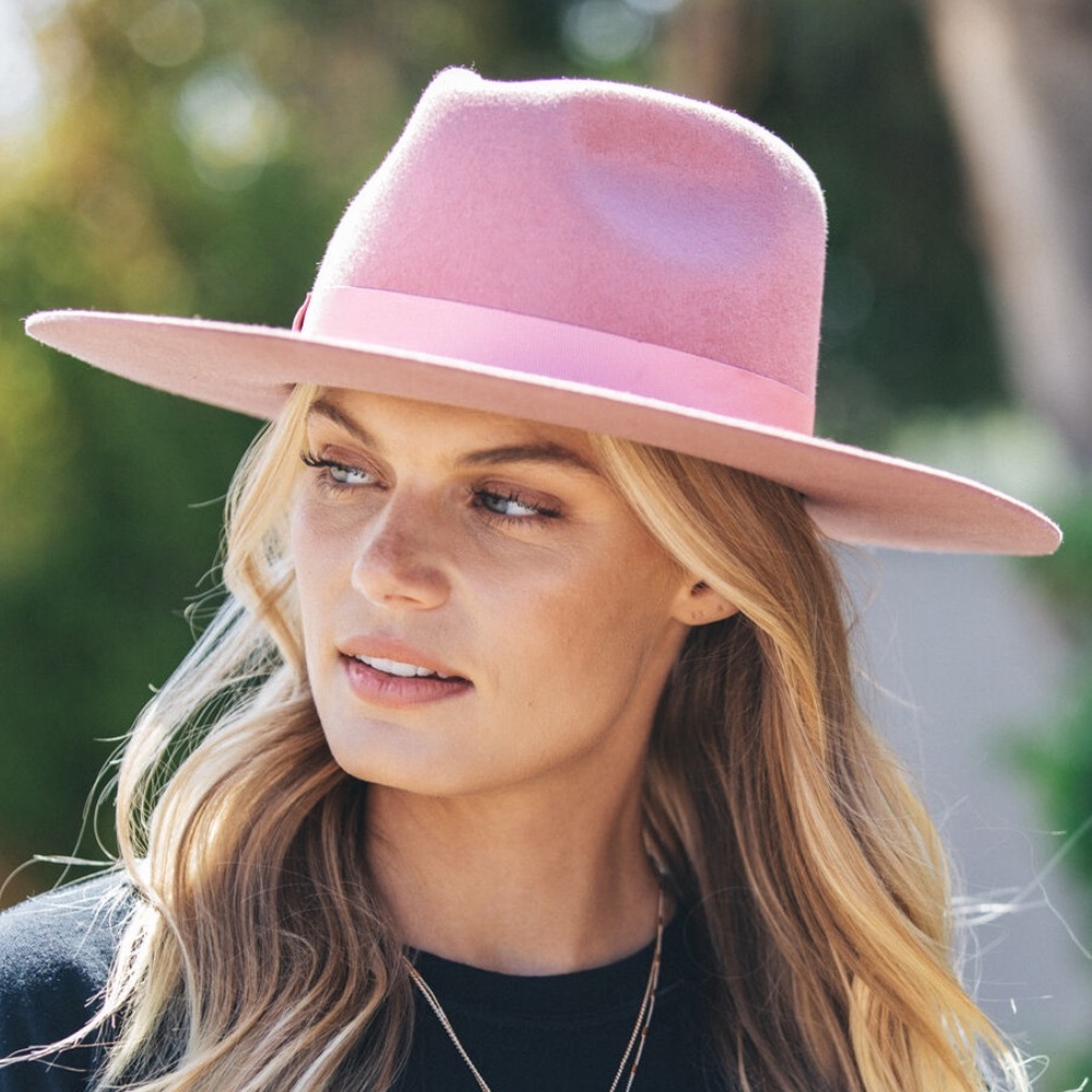 Lack of Color pink Rancher hat 57CM